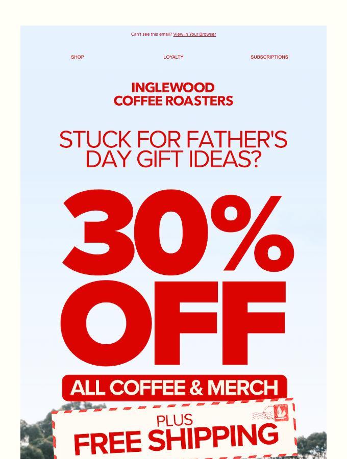 Inglewood Coffee Roasters offer