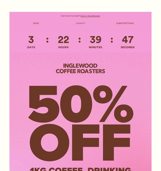 Inglewood Coffee Roasters offer