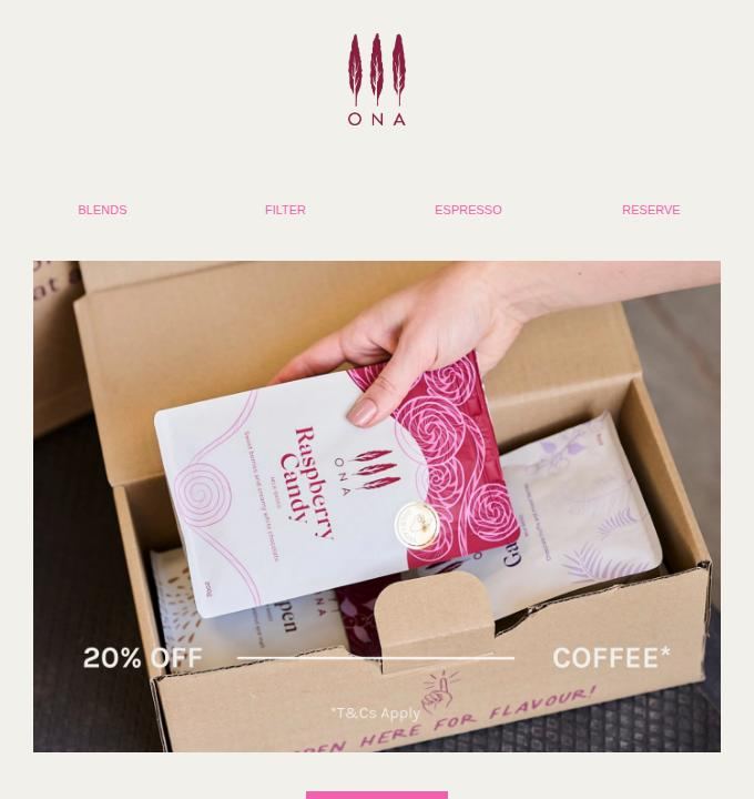 Ona Coffee offer