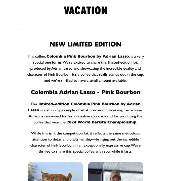 Vacation offer