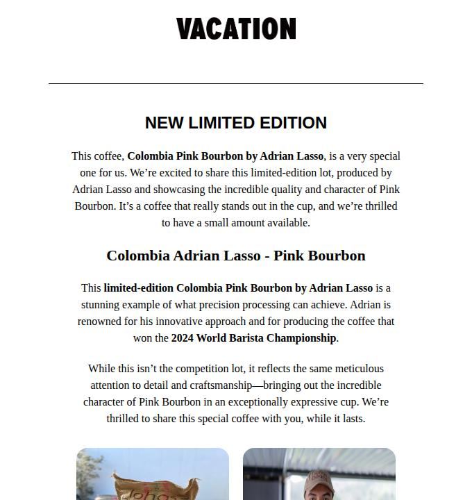 Vacation offer